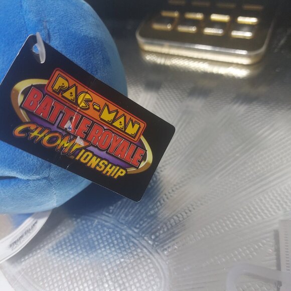 Dark or Royal Blue Pac Man Plush Chompionship Cute Plushes Mini Size - Picture 8 of 8